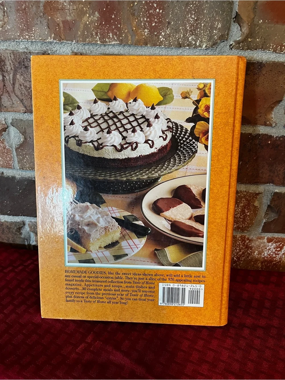 2000 Taste Of Home Annual Recipes Hardcover Cookbook